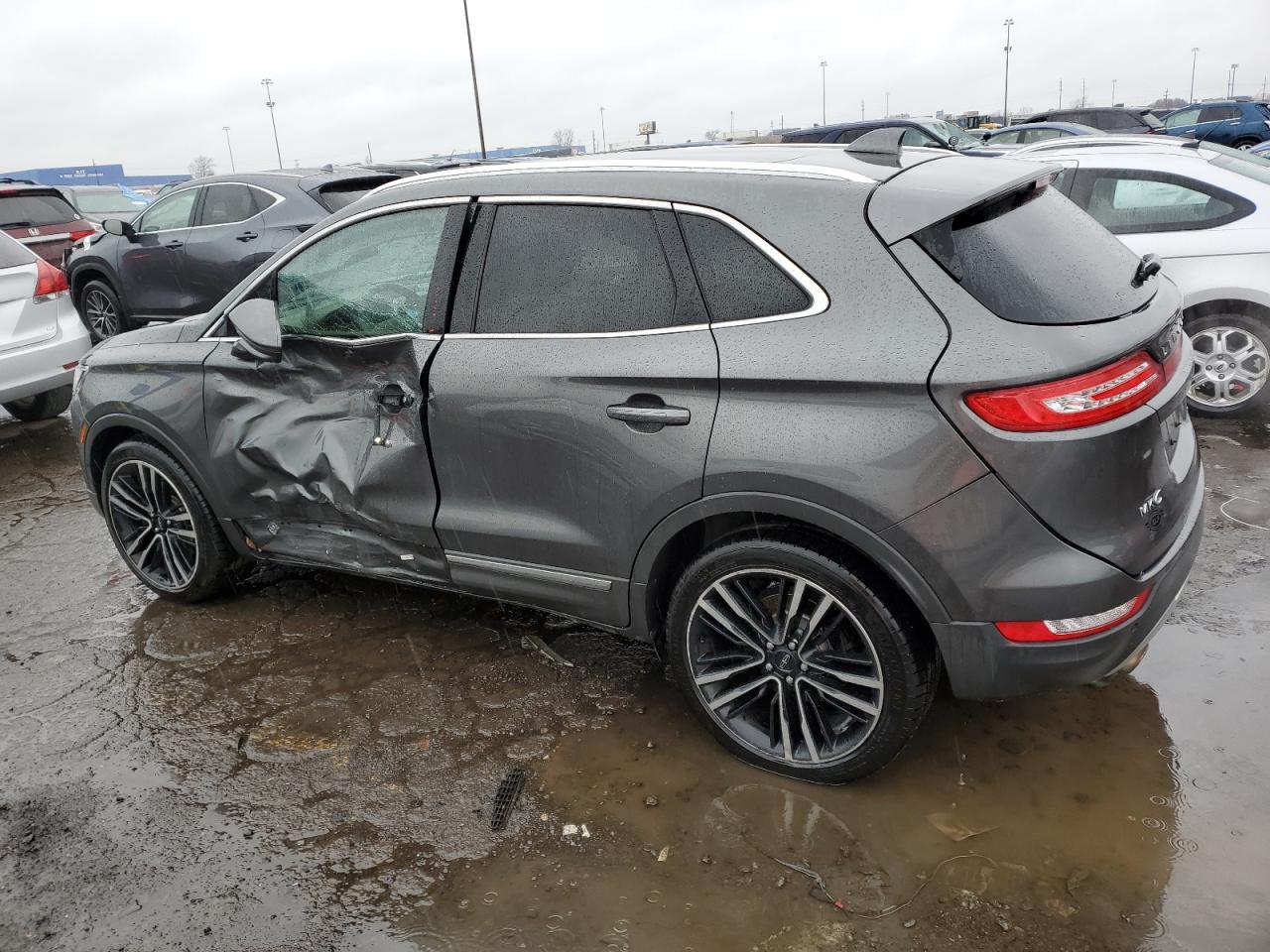 2017 Lincoln MKC VIN 5LMTJ3DH9HUL50154 Copart auction photo, side damage thumbnail 2