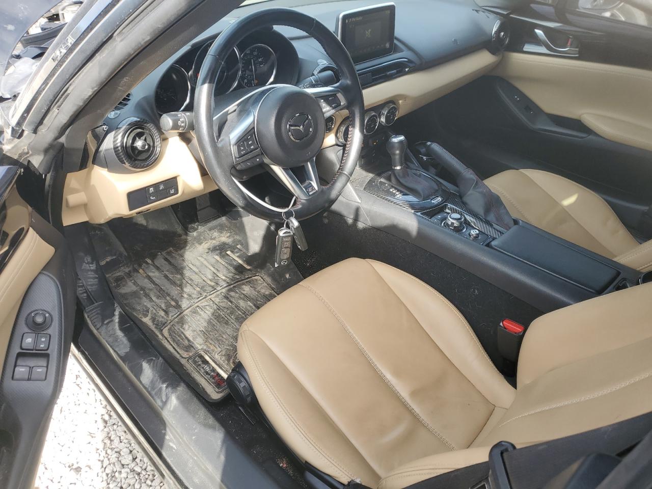 2016 Mazda MX-5 VIN JM1NDAD77G0101618 Copart auction photo, front end / rear end damage thumbnail 8