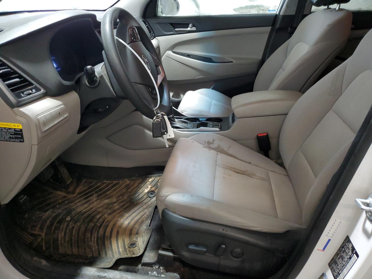 2018 Hyundai Tucson VIN KM8J3CA44JU651524 Copart auction photo, front end / side damage thumbnail 7