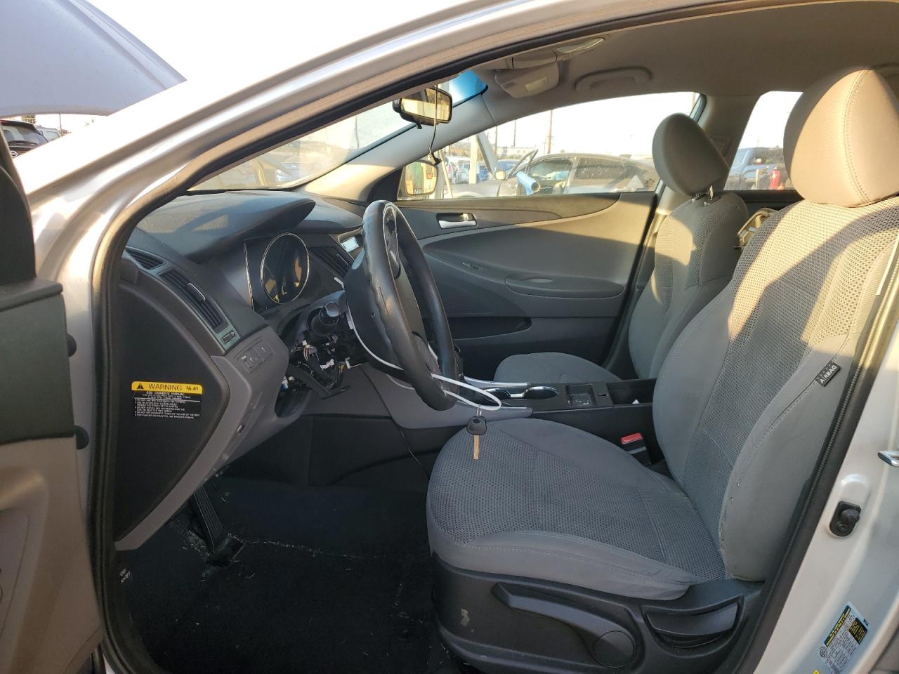 2013 Hyundai Sonata VIN 5NPEB4AC2DH698975 Copart auction photo, stripped damage thumbnail 7