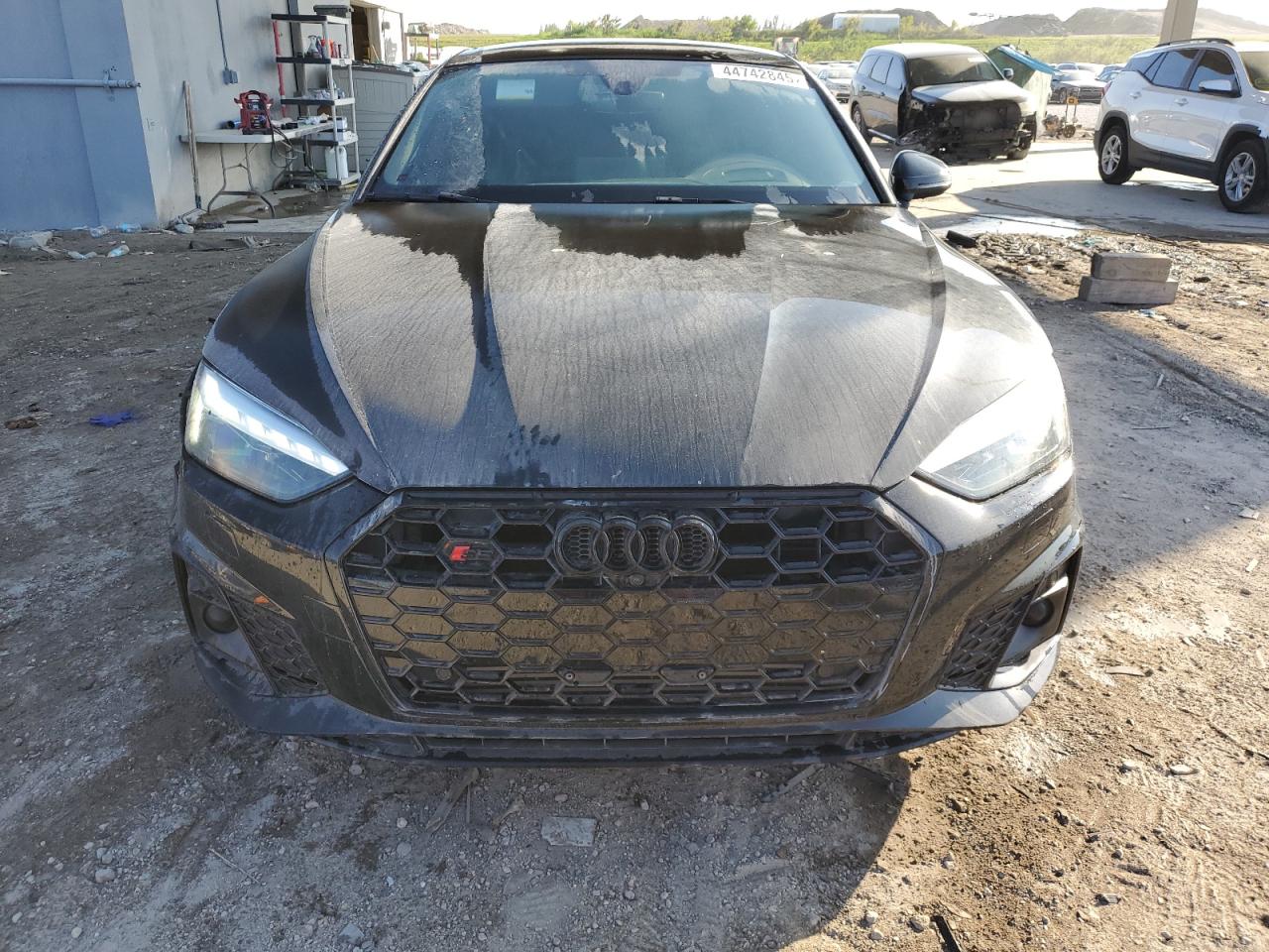 2023 Audi RS5 VIN WAUB4CF57PA061560 Copart auction photo, side / front end damage thumbnail 5
