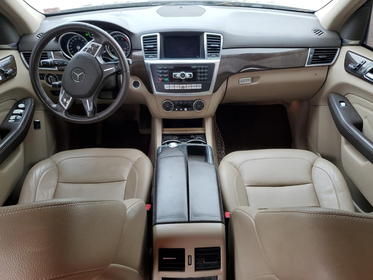 2015 Mercedes-Benz M-klasse VIN 4JGDA5HB8FA529972 Copart auction photo, side / rear end damage thumbnail 8