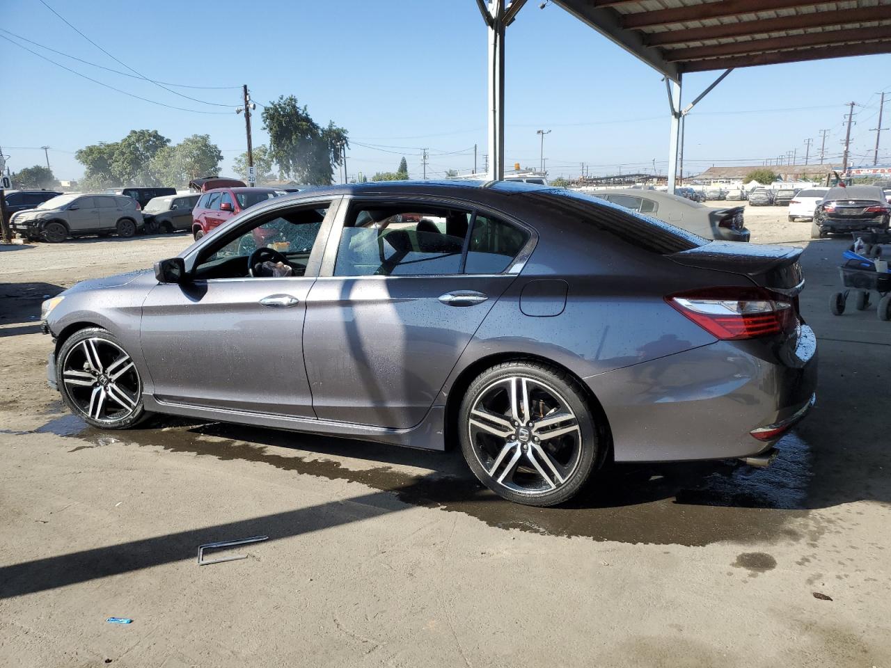 2017 Honda Accord VIN 1HGCR2F53HA277296 Copart auction photo, front end / side damage thumbnail 2