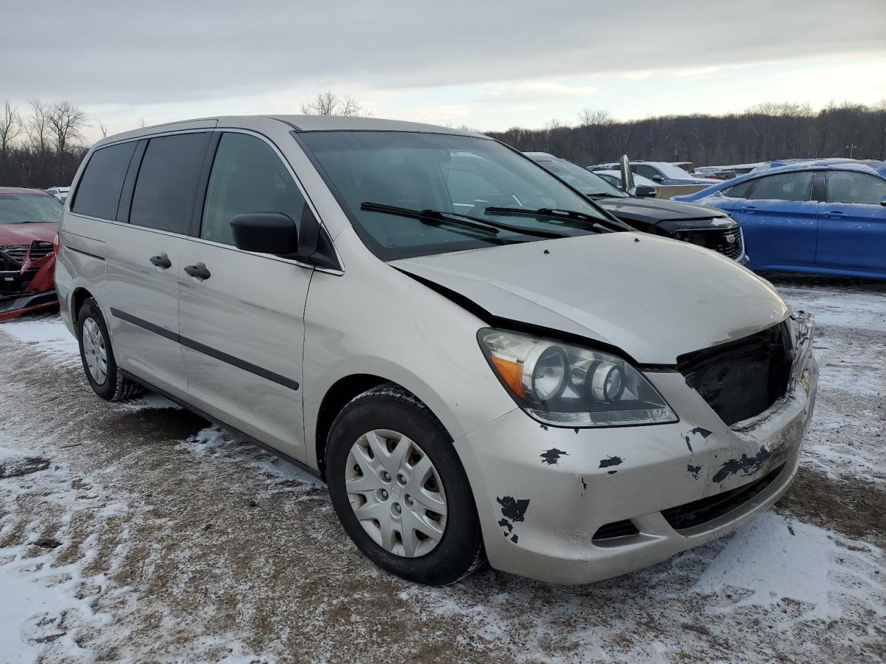 2006 Honda Odyssey VIN 5FNRL38276B066478 Copart auction photo, front end / minor dent/scratches damage thumbnail 4