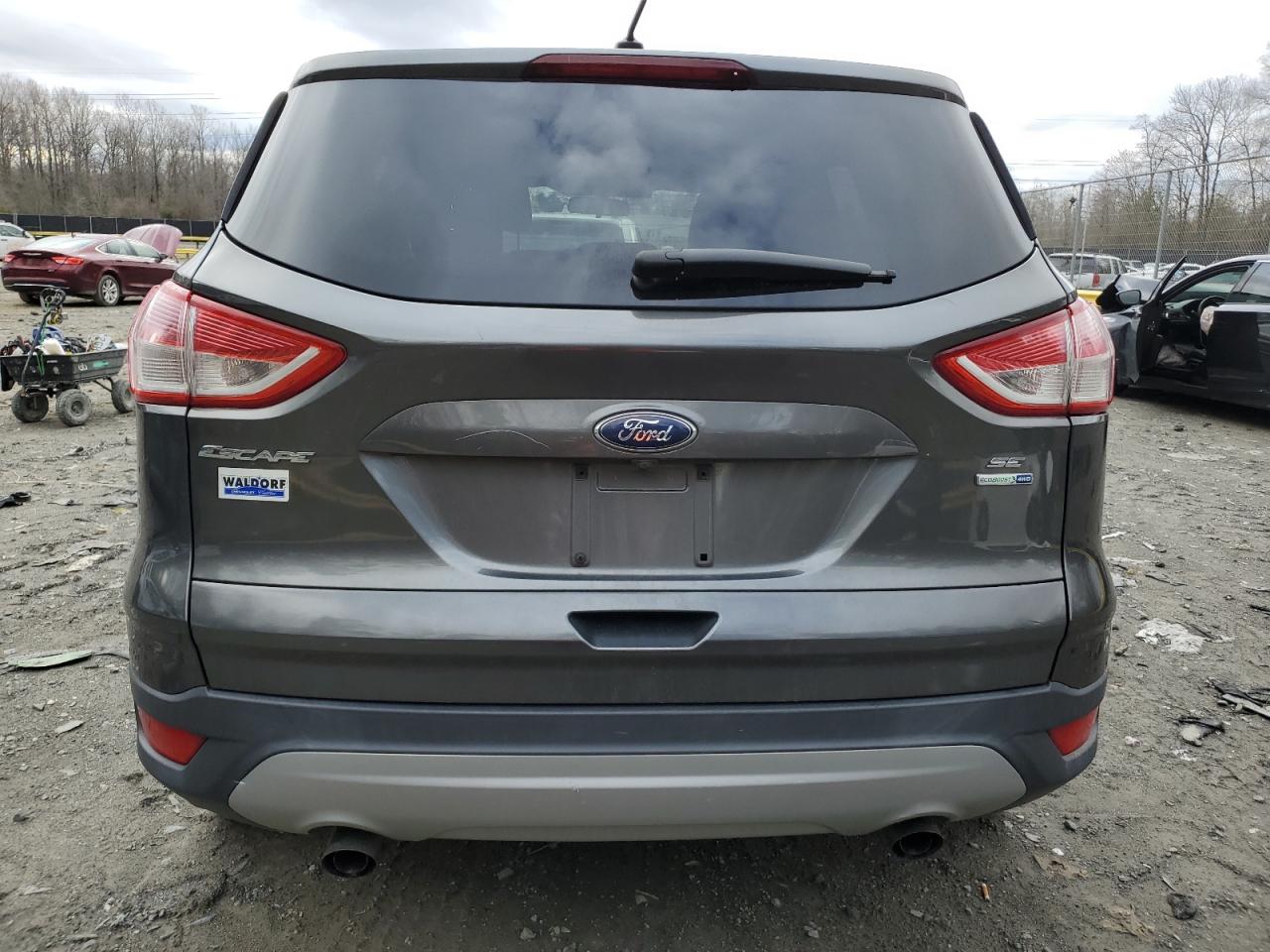 2015 Ford Escape VIN 1FMCU9GX2FUA46192 Copart auction photo, frame damage / front end damage thumbnail 6