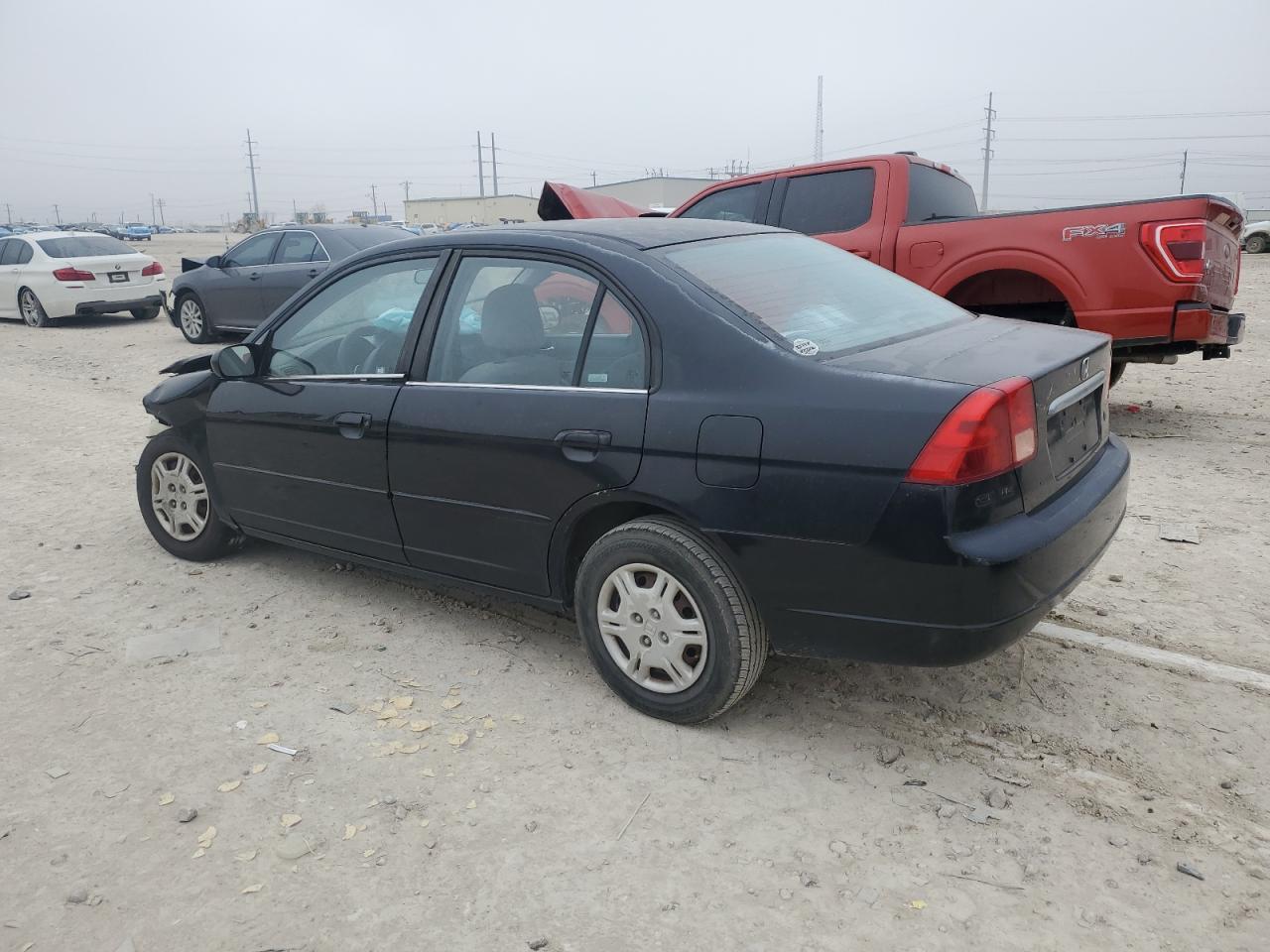 2002 Honda Civic VIN 2HGES16512H573417 Copart auction photo, front end damage thumbnail 2