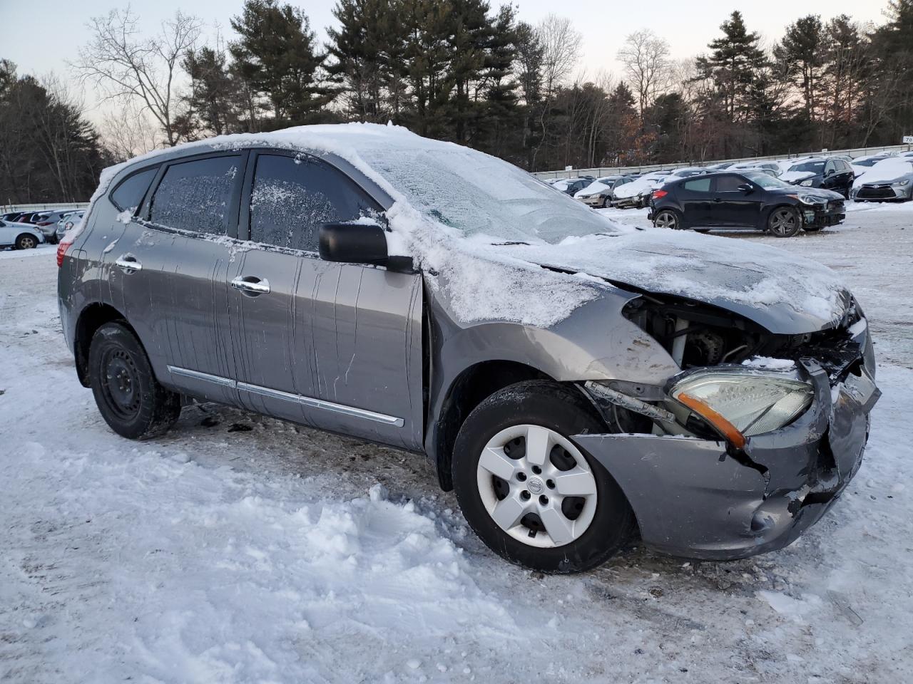 2013 Nissan Rogue VIN JN8AS5MV0DW142499 Copart auction photo, front end damage thumbnail 4