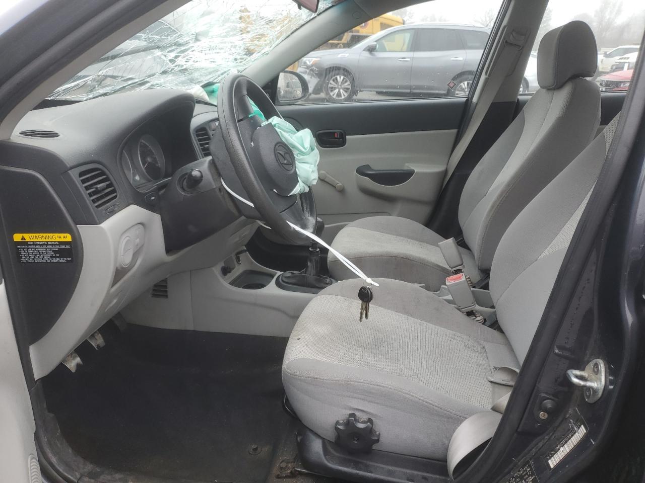 2009 Hyundai Accent VIN KMHCN46CX9U319110 Copart auction photo, front end / minor dent/scratches damage thumbnail 7
