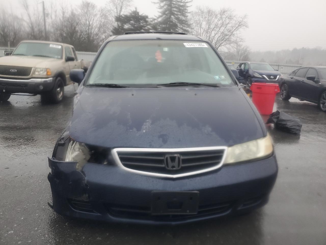 2003 Honda Odyssey VIN 5FNRL18693B126215 Copart auction photo, front end / minor dent/scratches damage thumbnail 5