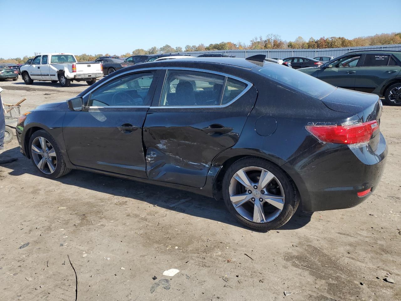 2014 Acura ILX VIN 19VDE1F34EE014016 Copart auction photo, side damage thumbnail 2