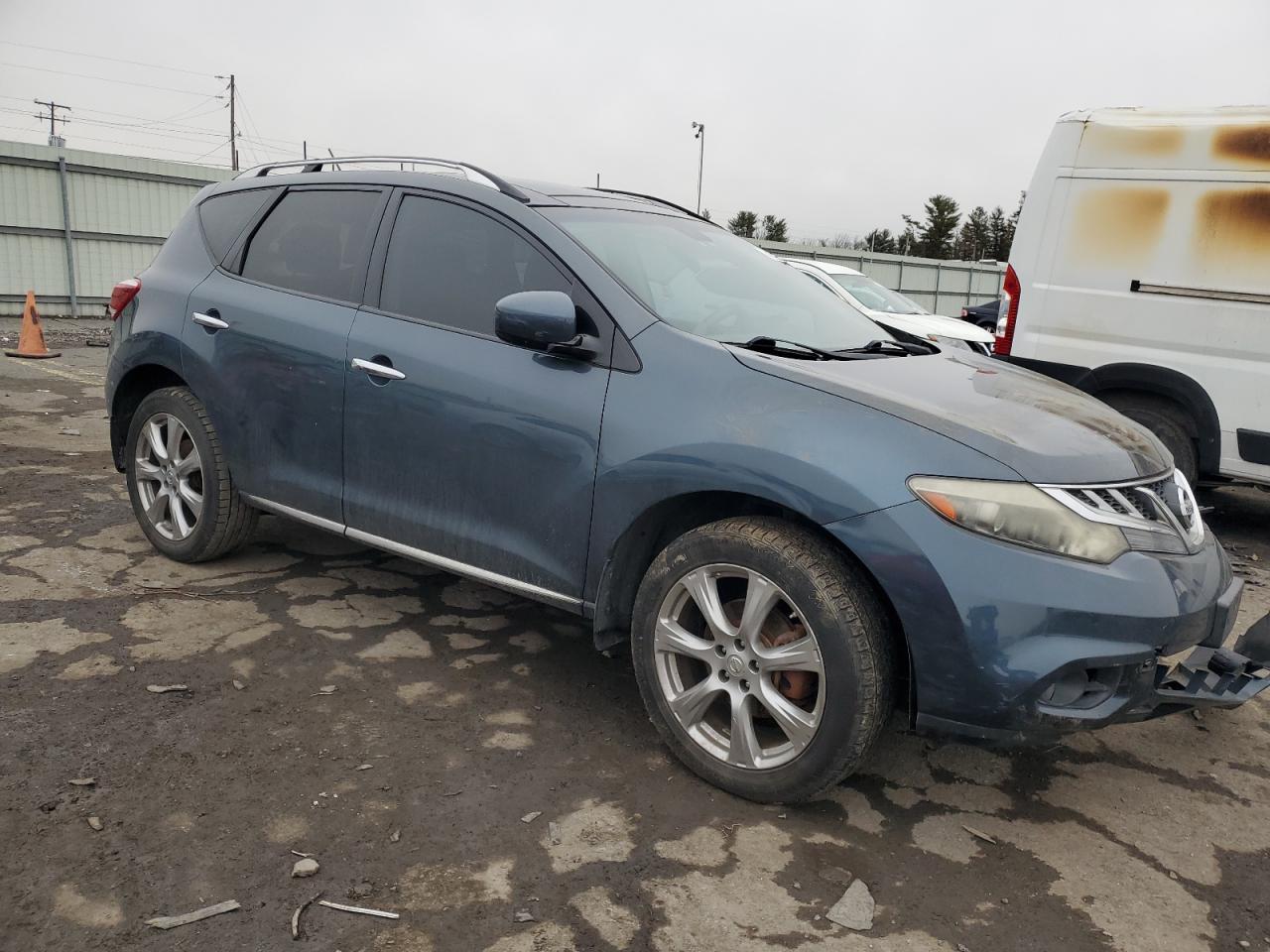 2012 Nissan Murano VIN JN8AZ1MW1CW202138 Copart auction photo, front end damage thumbnail 4