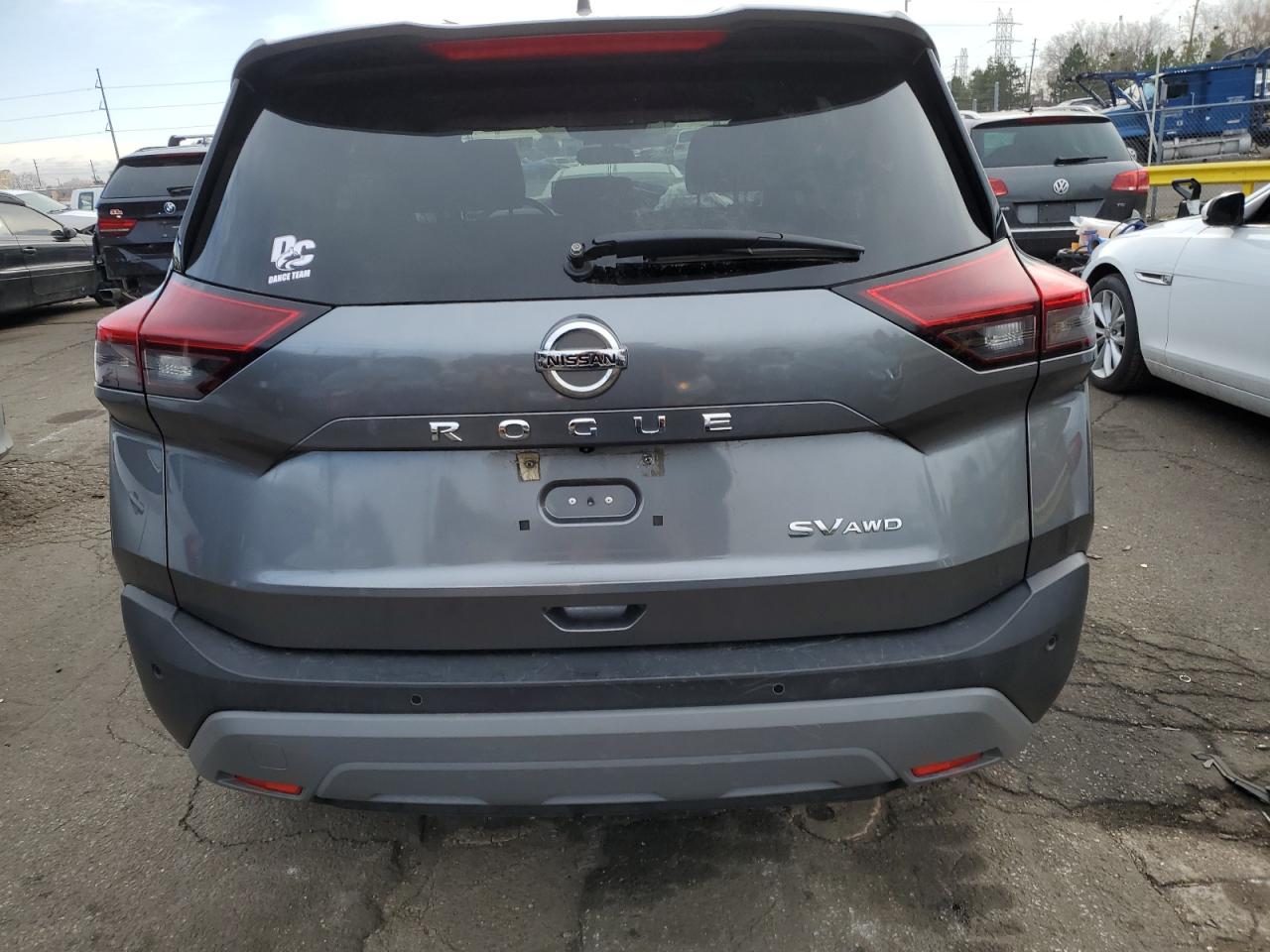 2021 Nissan Rogue VIN 5N1AT3BB7MC781689 Copart auction photo, front end damage thumbnail 6