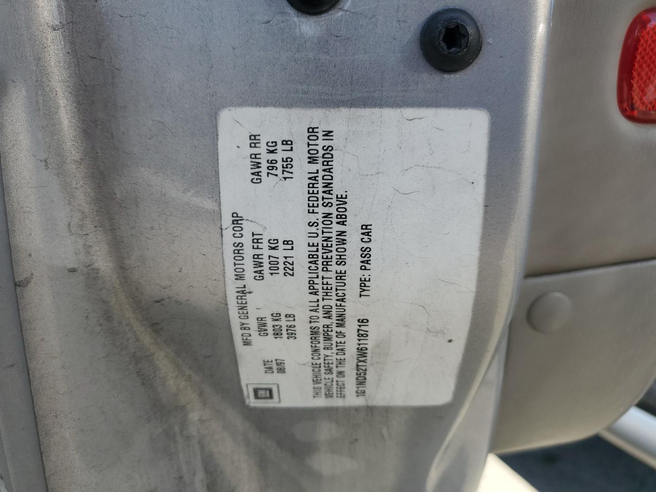 1998 Chevrolet Malibu VIN 1G1ND52TXW6118716 Copart auction photo, front end damage thumbnail 15