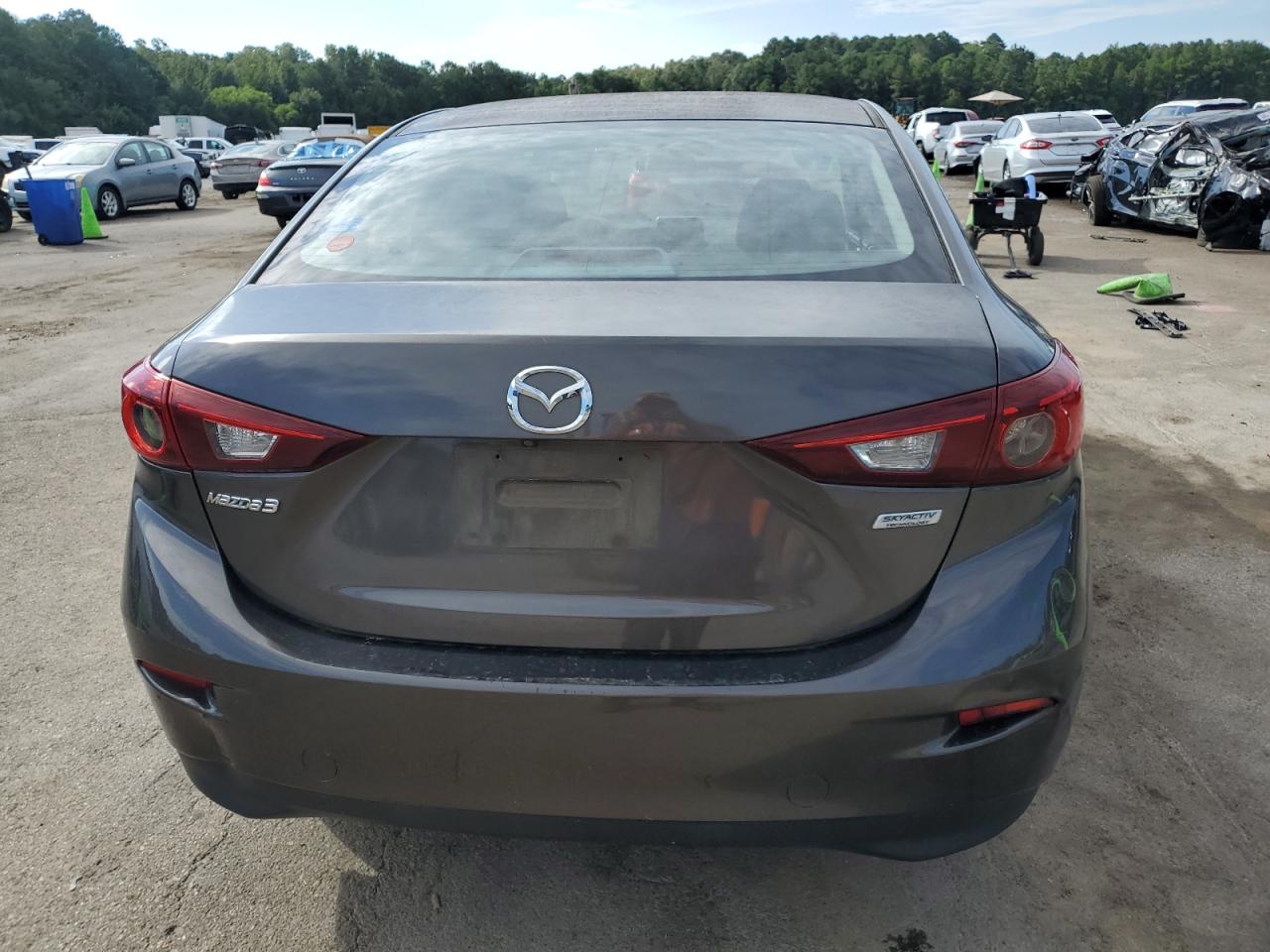 2016 Mazda 3 VIN JM1BM1U75G1325936 Copart auction photo, front end damage thumbnail 6