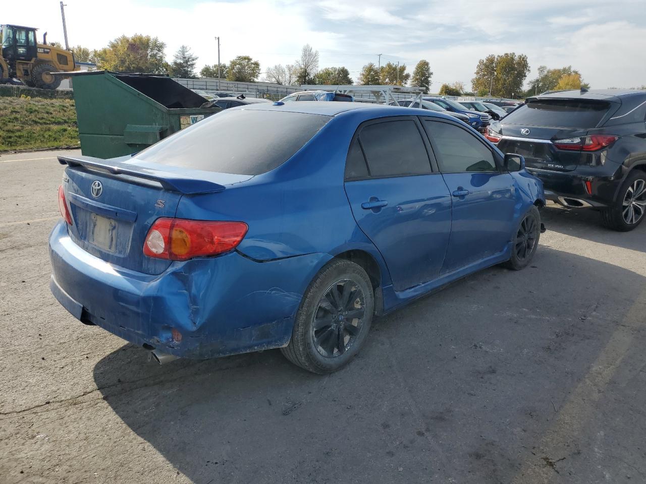 2010 Toyota Corolla VIN 2T1BU4EEXAC379914 Copart auction photo, front end / rear end damage thumbnail 3