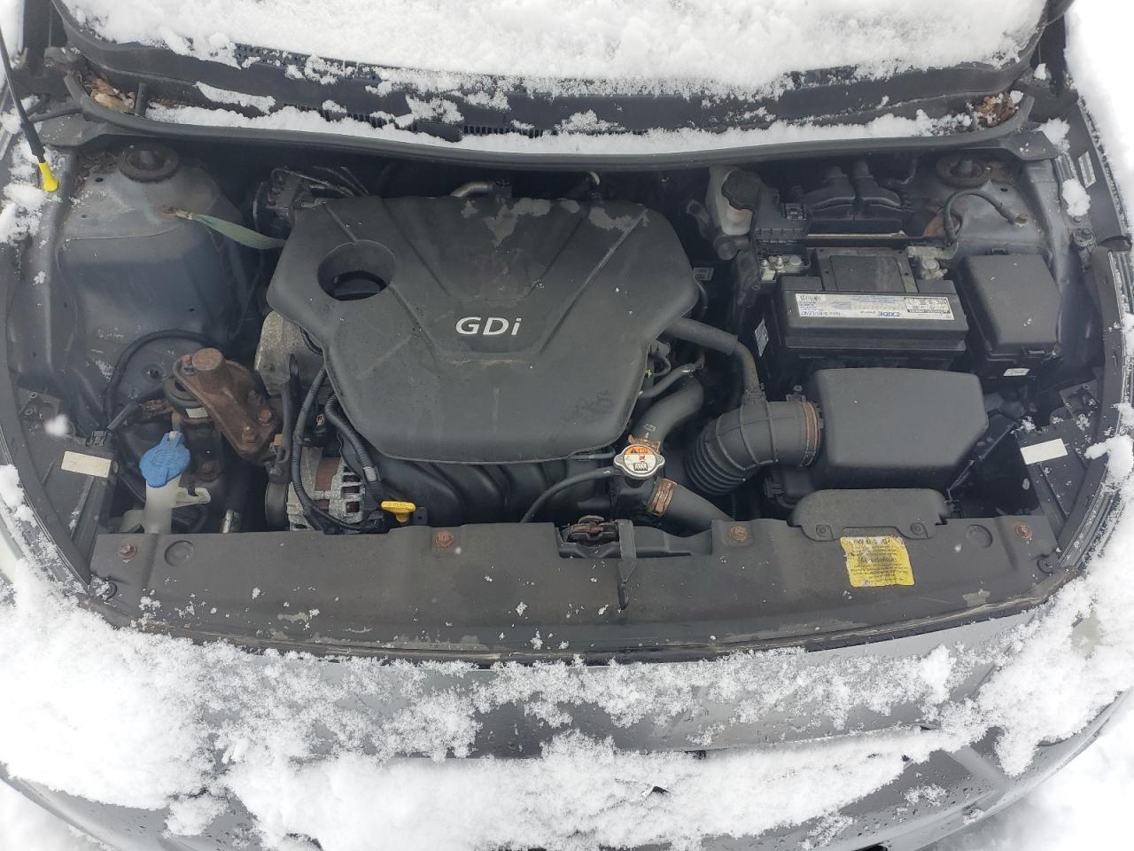 2014 Hyundai Accent VIN KMHCU4AE3EU761362 Copart auction photo, mechanical damage thumbnail 11