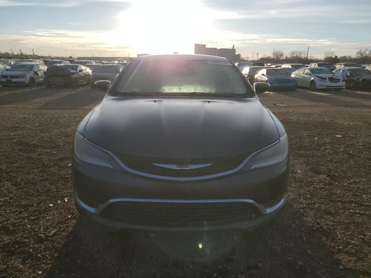 2015 Chrysler 200 VIN 1C3CCCAB2FN652589 Copart auction photo, side damage thumbnail 5