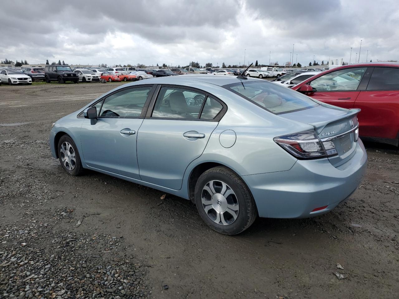 2015 Honda Civic VIN 19XFB4F26FE000945 Copart auction photo, water/flood damage thumbnail 2