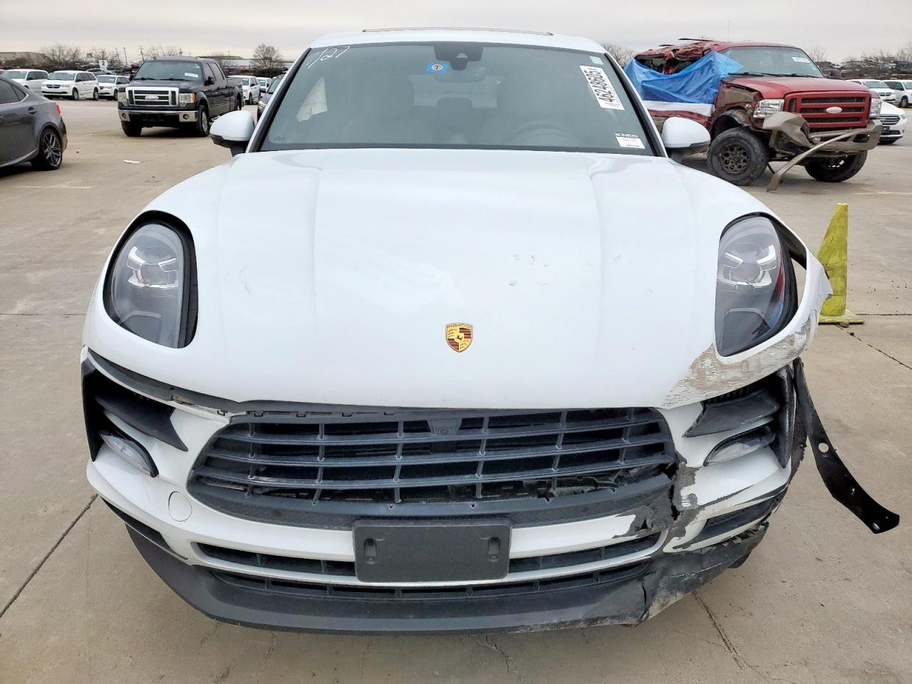 2021 Porsche Macan VIN WP1AB2A59MLB38529 Copart auction photo, front end damage thumbnail 5