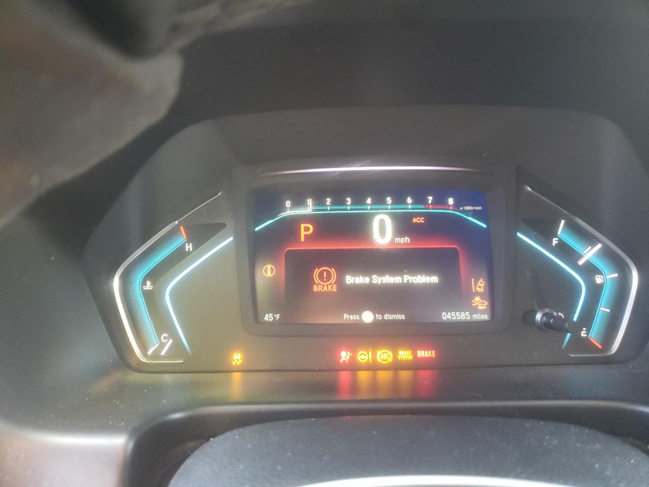2018 Honda Odyssey VIN 5FNRL6H9XJB068880 Copart auction photo, front end damage thumbnail 9