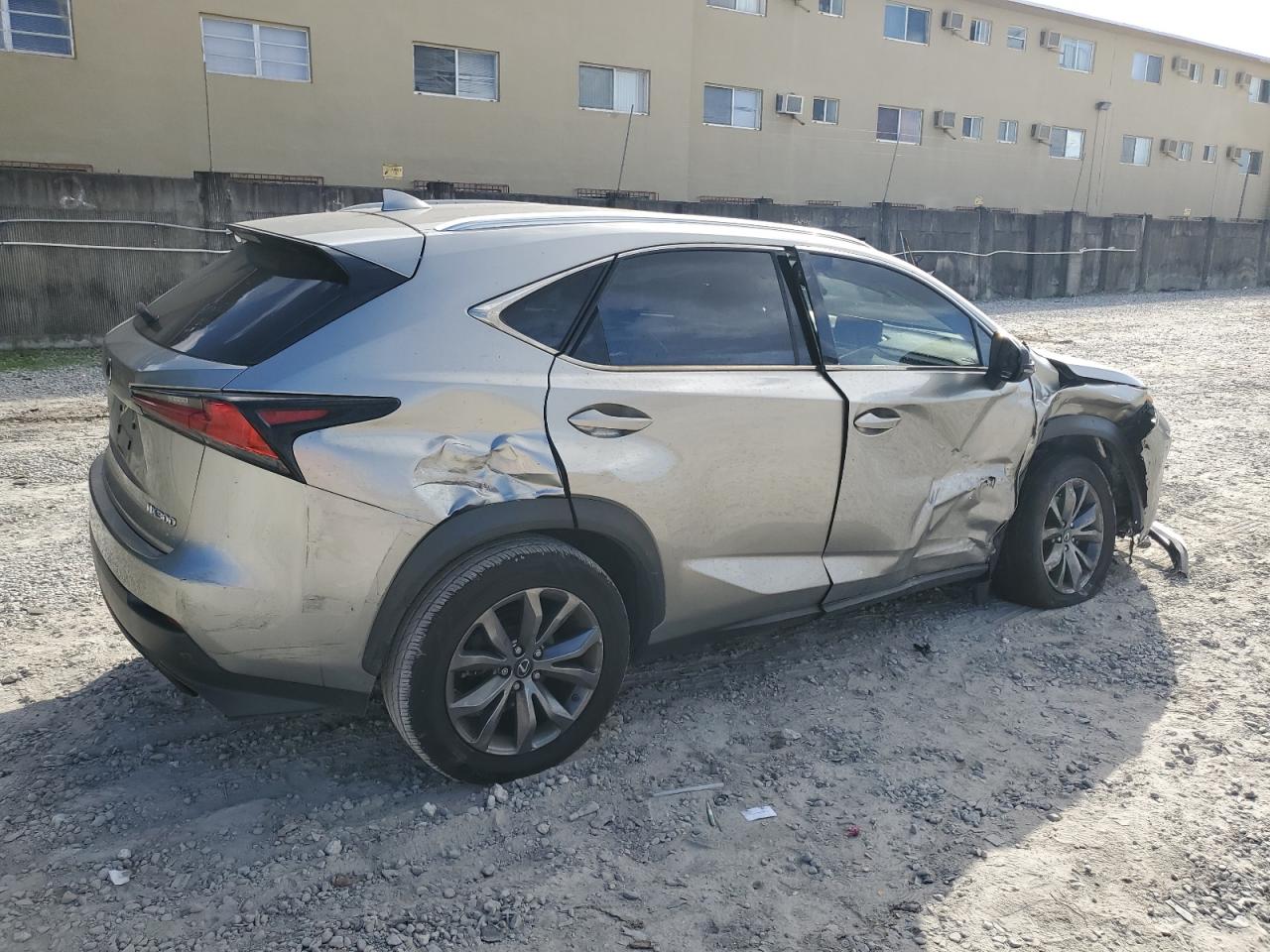 2021 Lexus NX VIN JTJSARBZ2M2199341 Copart auction photo, all over damage thumbnail 3
