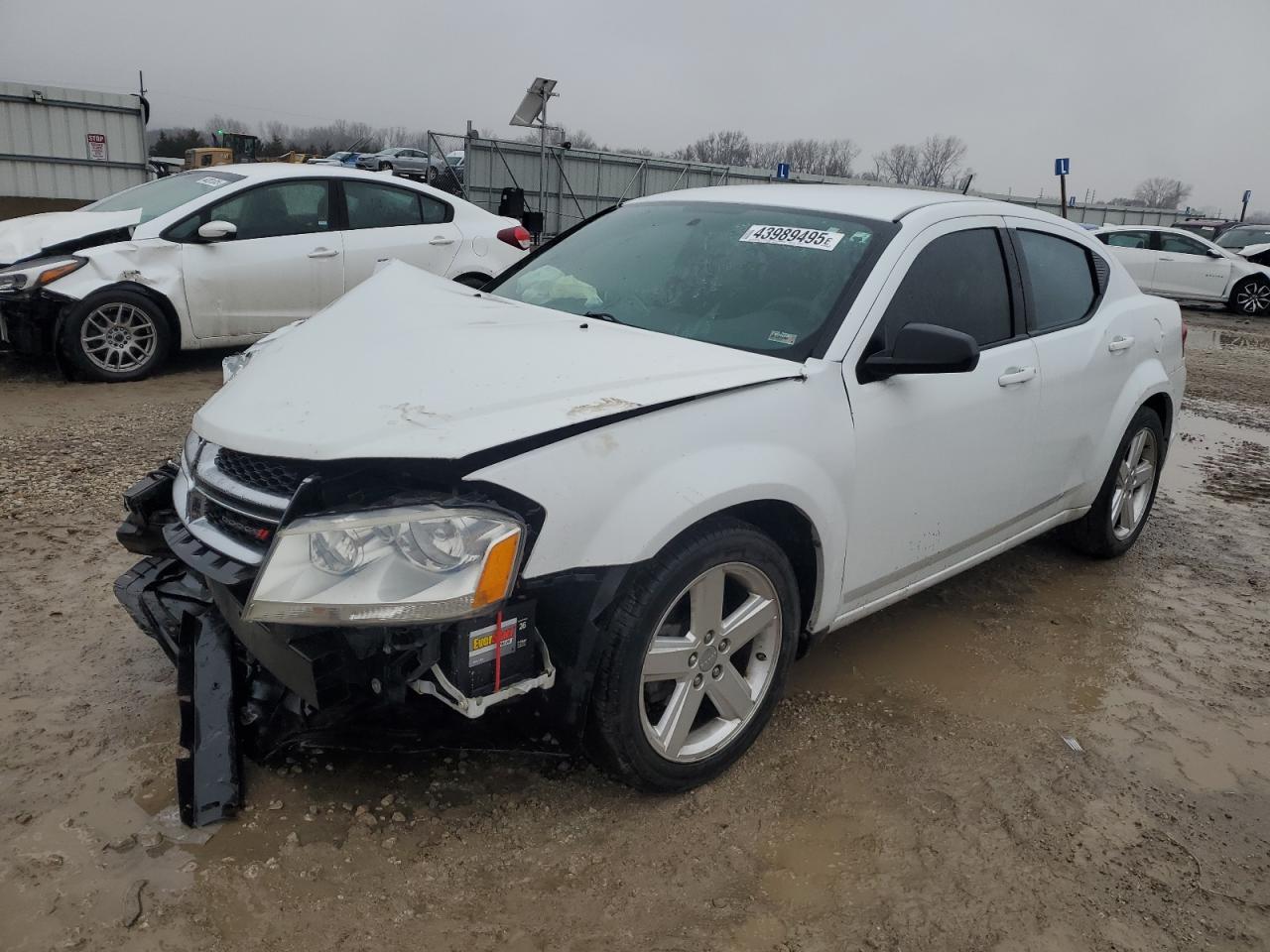 2013 Dodge Avenger VIN 1C3CDZAB4DN519121