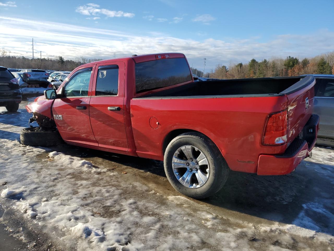 2018 RAM 1500 VIN 1C6RR7FT6JS134810 Copart auction photo, front end / undercarriage damage thumbnail 2