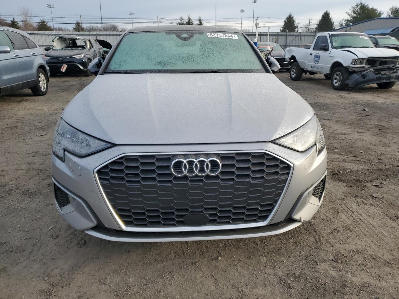 2022 Audi A3 VIN WAUAUDGY3NA076855 Copart auction photo, rear end / undercarriage damage thumbnail 5