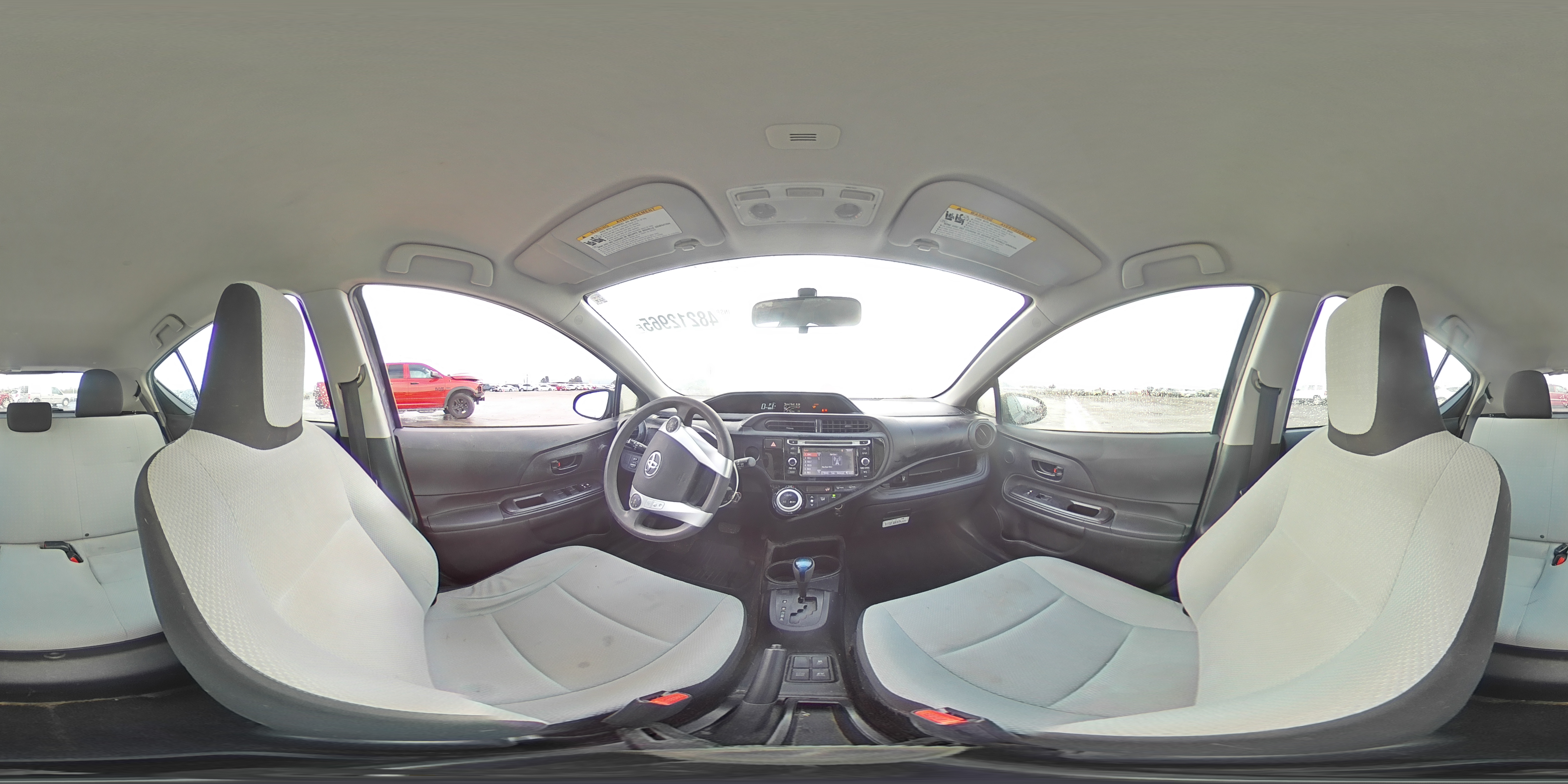 2016 Toyota Prius VIN JTDKDTB38G1117416 Copart auction photo, front end damage thumbnail 13