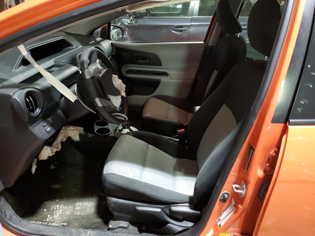 2013 Toyota Prius VIN JTDKDTB35D1042508 Copart auction photo, front end / mechanical damage thumbnail 7