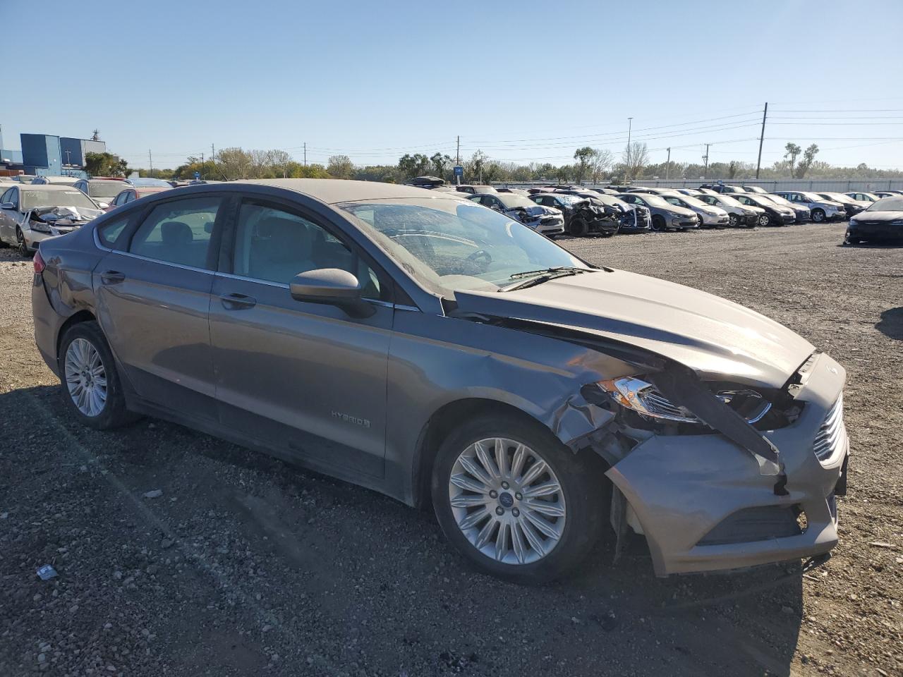 2014 Ford Fusion VIN 3FA6P0UUXER369013 Copart auction photo, front end / rear end damage thumbnail 4