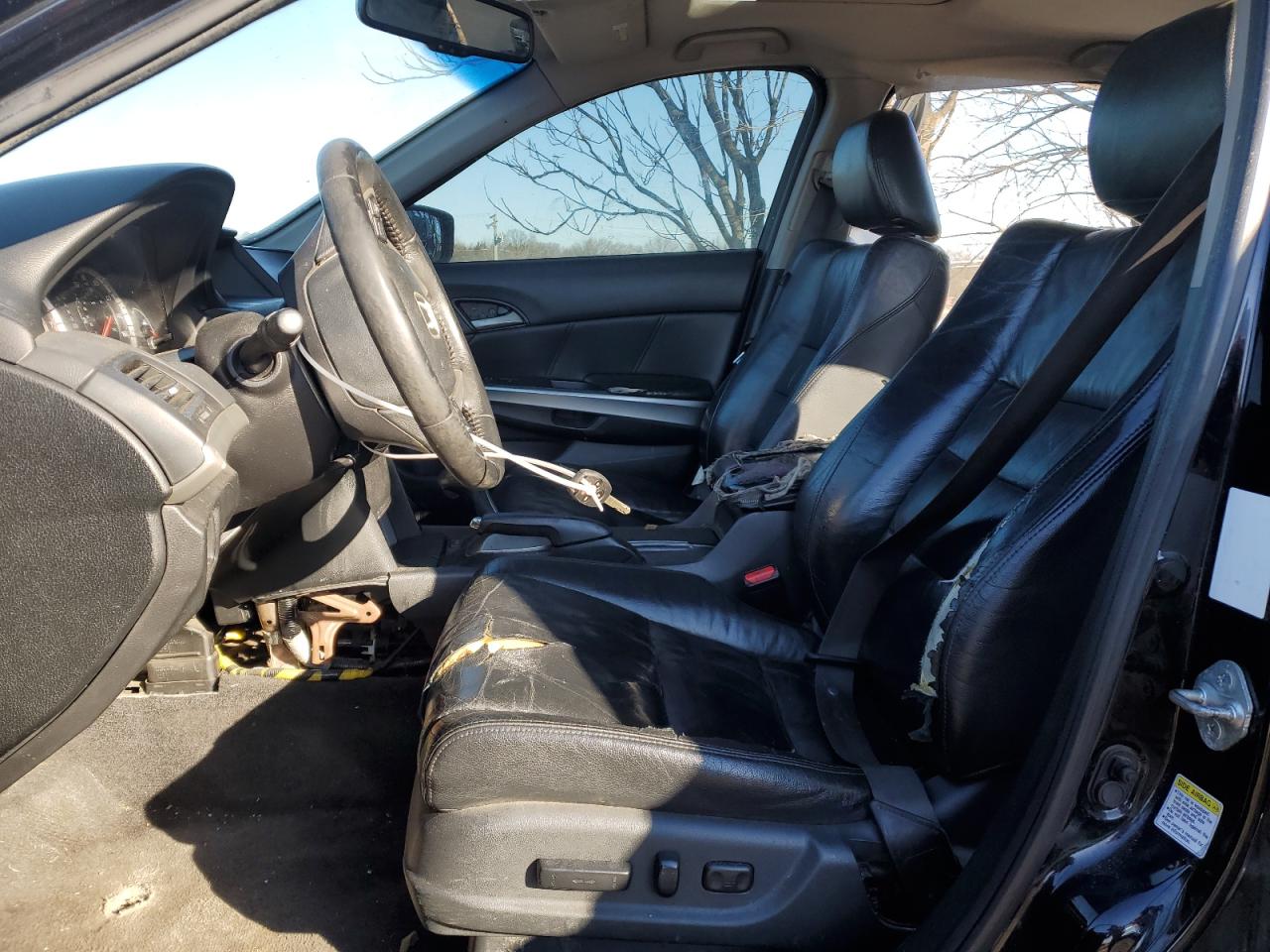 2008 Honda Accord VIN 1HGCP368X8A018648 Copart auction photo, front end / side damage thumbnail 7