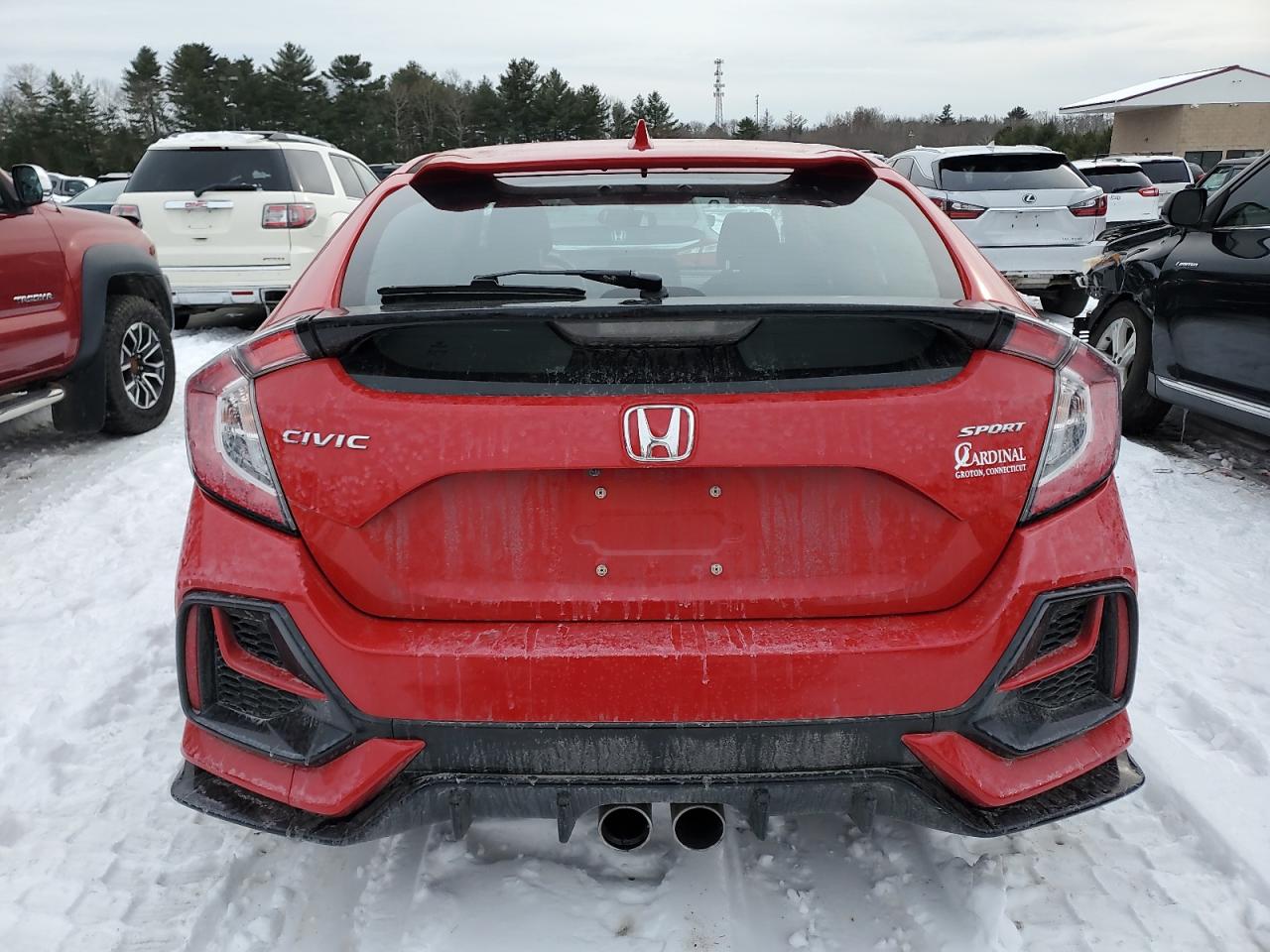2020 Honda Civic VIN SHHFK7G45LU205615 Copart auction photo, front end / minor dent/scratches damage thumbnail 6