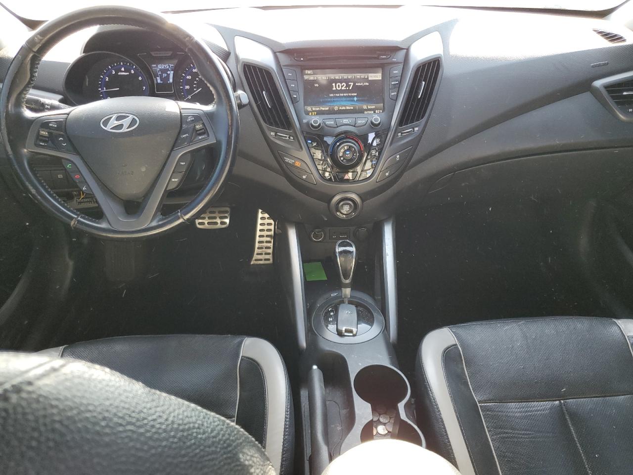 2015 Hyundai Veloster VIN KMHTC6AE2FU216186 Copart auction photo, front end damage thumbnail 8