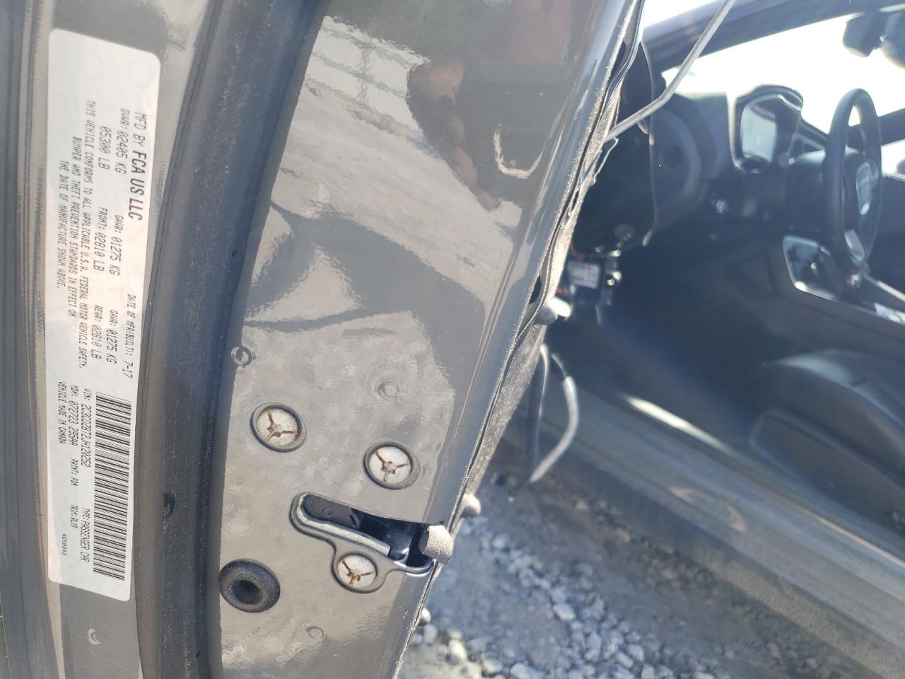 2018 Dodge Challenger VIN 2C3CDZBT2JH120252 Copart auction photo, all over / undercarriage damage thumbnail 12