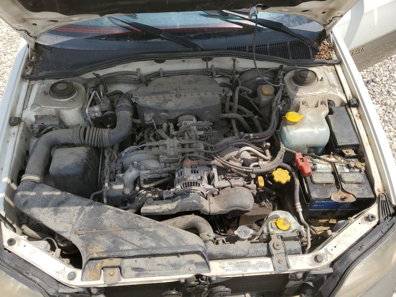 2000 Subaru Legacy VIN 4S3BH6751Y7600650 Copart auction photo, front end / all over damage thumbnail 12