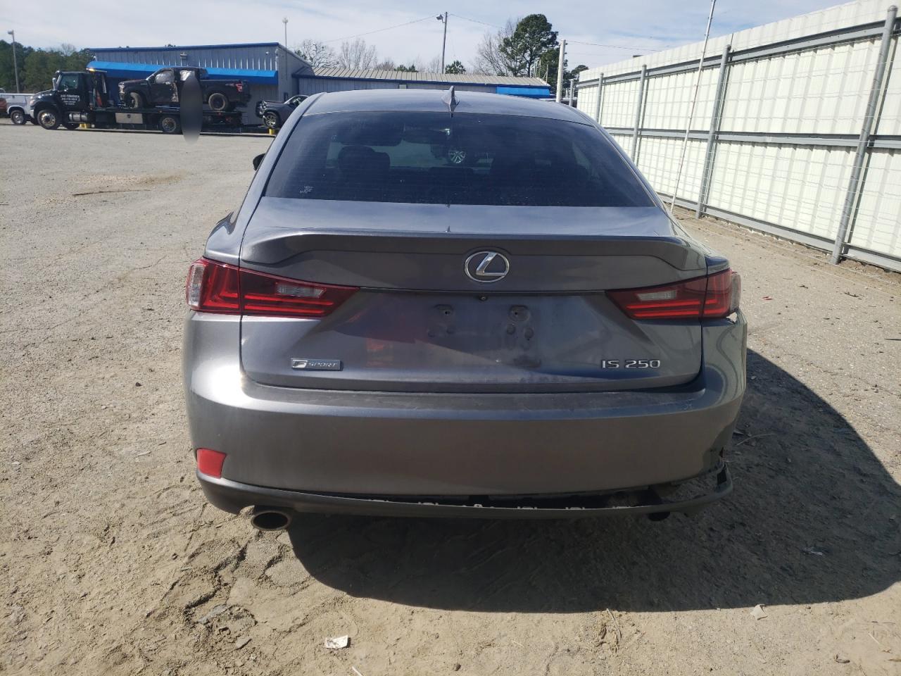 2015 Lexus IS VIN JTHBF1D2XF5054523 Copart auction photo, rear end damage thumbnail 6