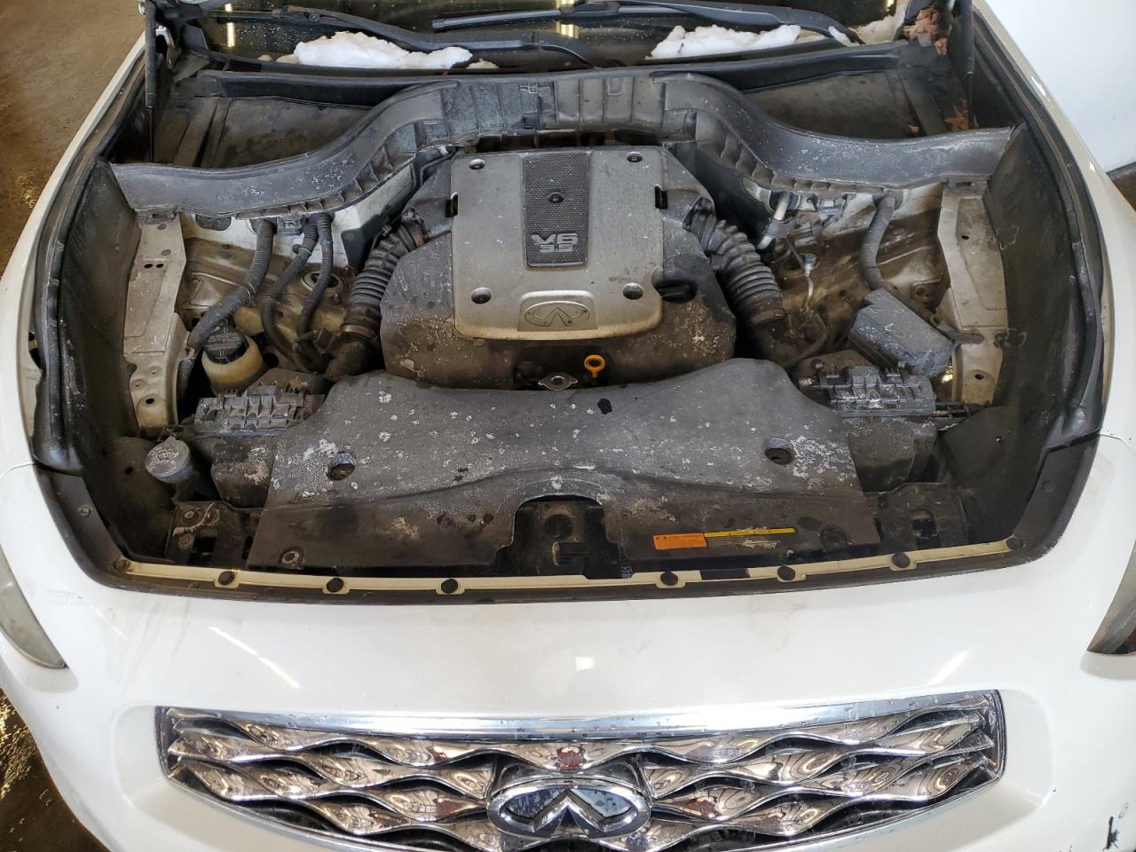 2011 Infiniti FX VIN JN8AS1MW6BM732393 Copart auction photo, front end / side damage thumbnail 11