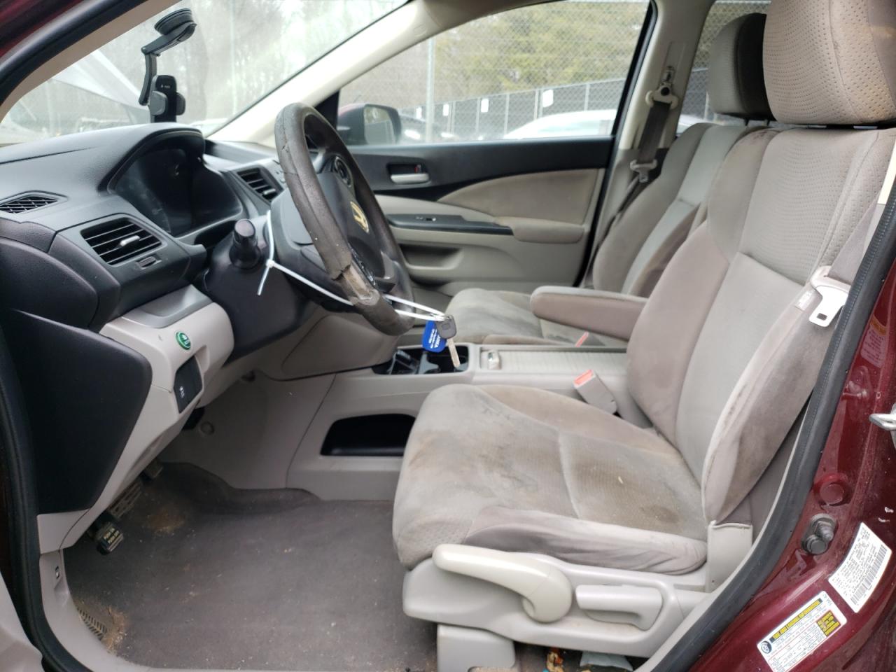 2013 Honda CR-V VIN 5J6RM4H58DL040280 Copart auction photo, front end / mechanical damage thumbnail 7