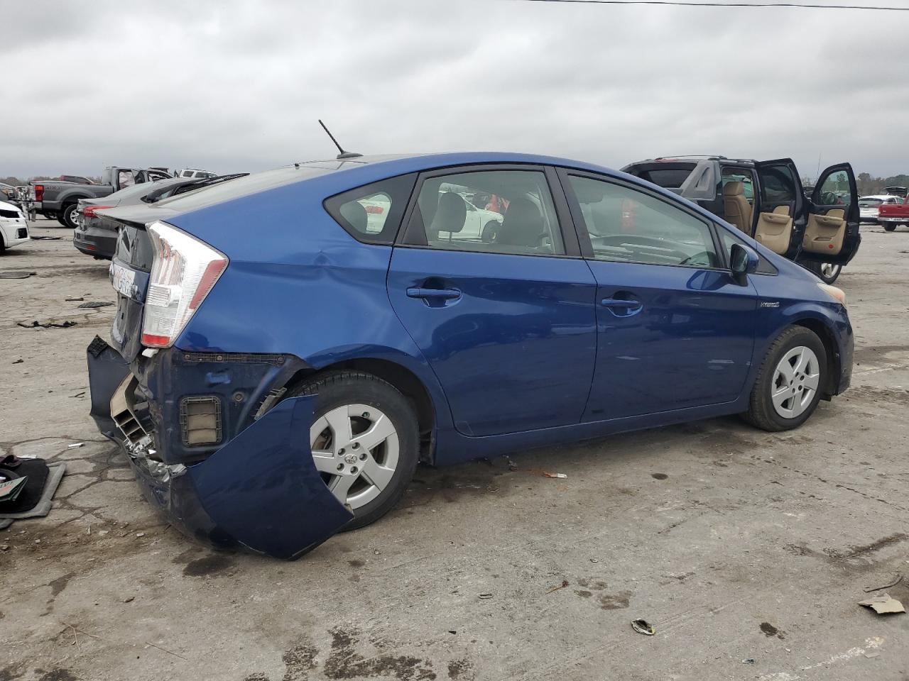 2011 Toyota Prius VIN JTDKN3DU9B0257721 Copart auction photo, rear end damage thumbnail 3