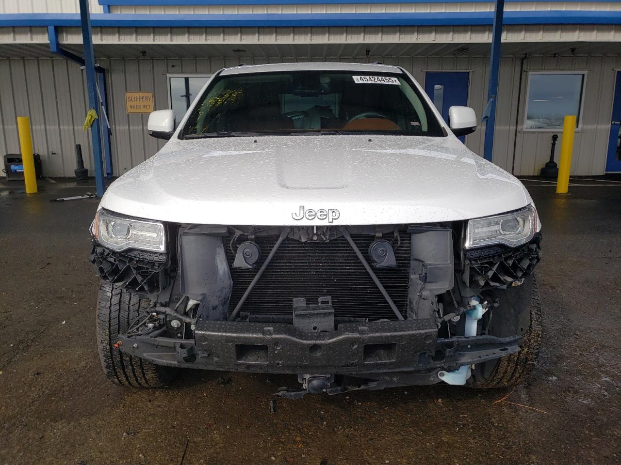 2015 Jeep Grand Cherokee VIN 1C4RJFJT1FC844975 Copart auction photo, front end damage thumbnail 5