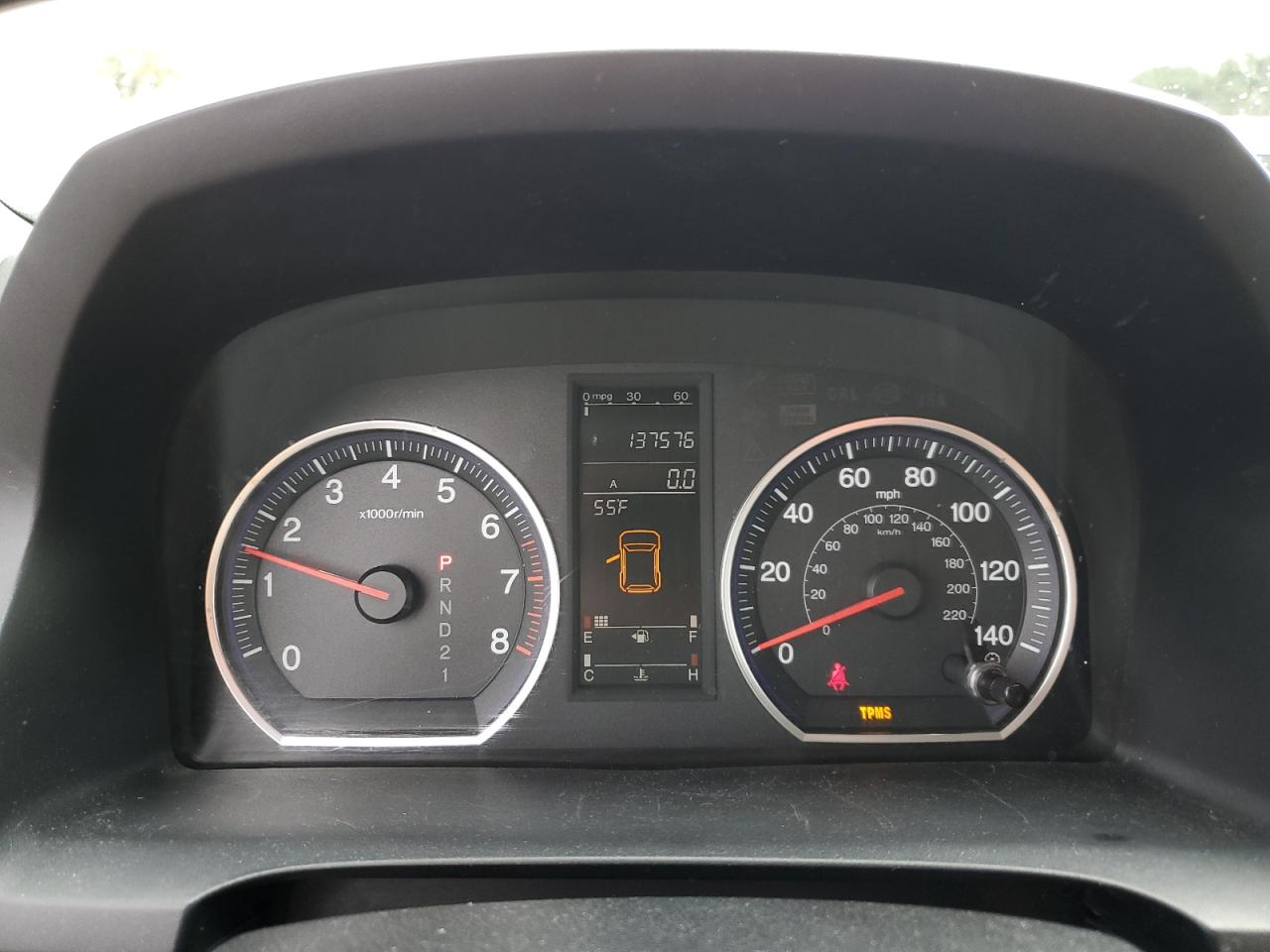 2008 Honda CR-V VIN JHLRE38538C048504 Copart auction photo, front end damage thumbnail 9