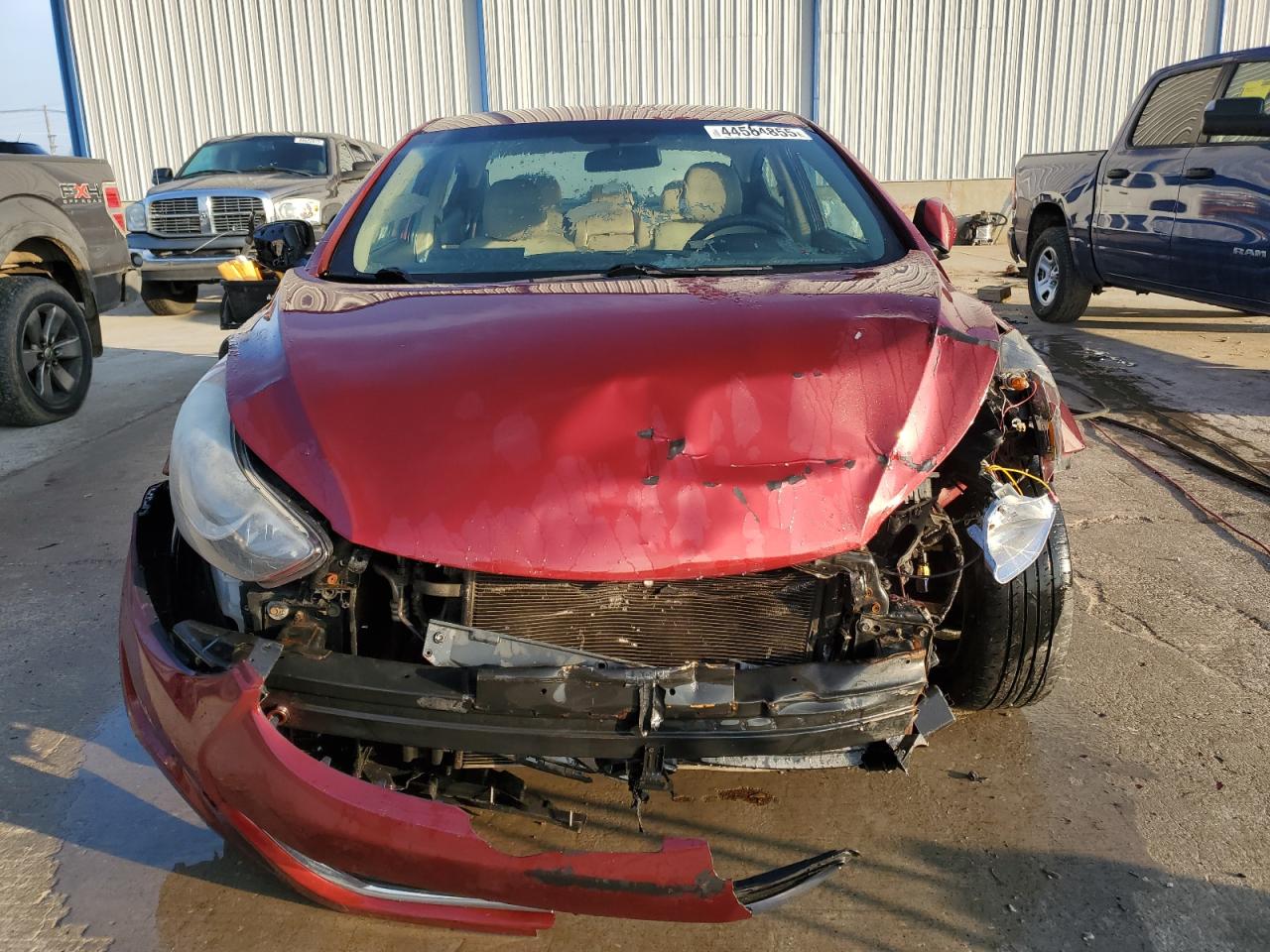 2013 Hyundai Elantra VIN 5NPDH4AE7DH453472 Copart auction photo, front end damage thumbnail 5