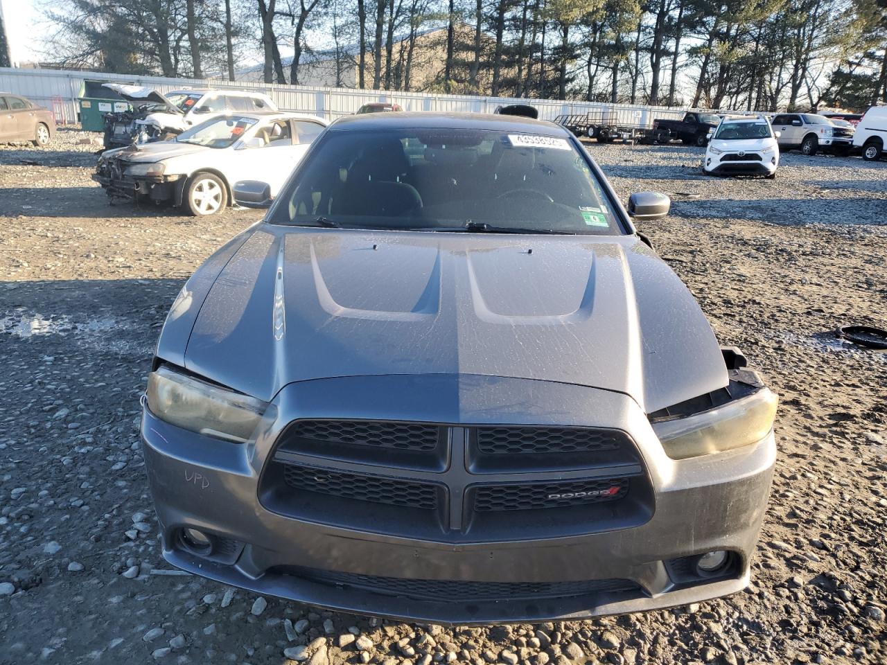 2012 Dodge Charger VIN 2C3CDXHG5CH172959 Copart auction photo, front end / side damage thumbnail 5