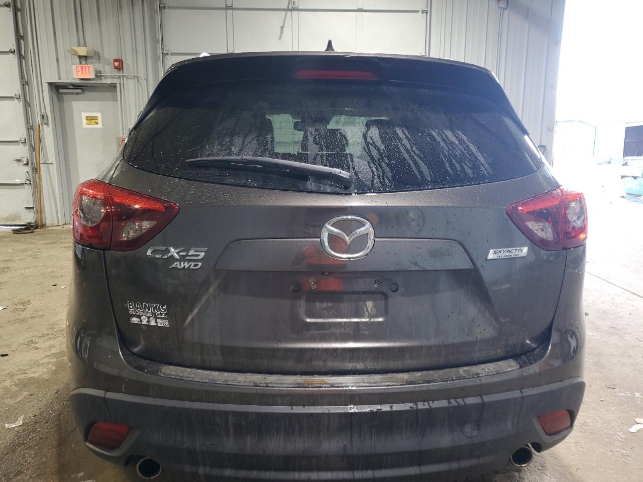 2016 Mazda CX-5 VIN JM3KE4DY0G0765406 Copart auction photo, front end / side damage thumbnail 6