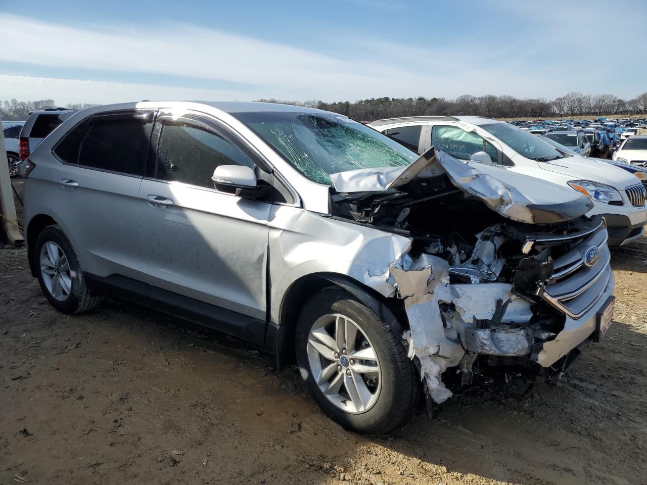 2018 Ford Edge VIN 2FMPK3J98JBB93212 Copart auction photo, front end damage thumbnail 4