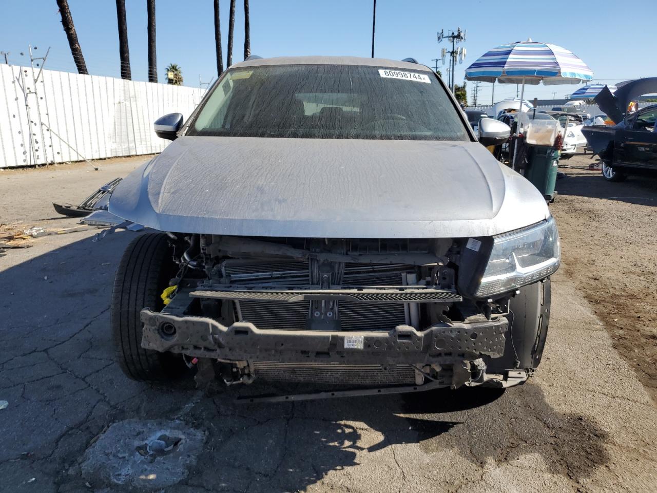 2019 Volkswagen Tiguan VIN 3VV1B7AX5KM164333 Copart auction photo, front end damage thumbnail 5