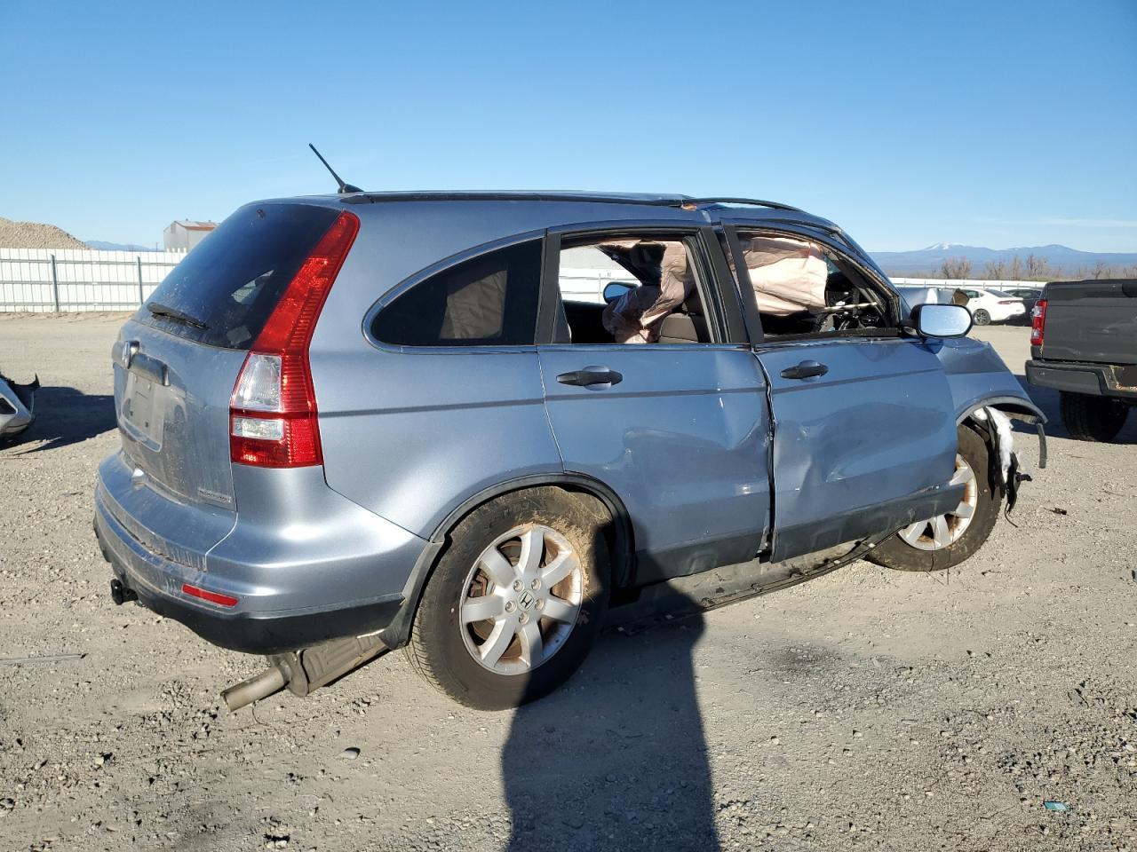 2011 Honda CR-V VIN 5J6RE3H42BL027956 Copart auction photo, front end / side damage thumbnail 3