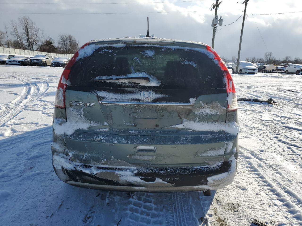 2012 Honda CR-V VIN 2HKRM4H55CH108673 Copart auction photo, front end damage thumbnail 6