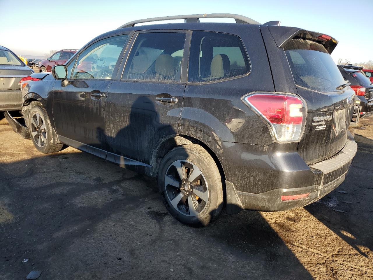2017 Subaru Forester VIN JF2SJAEC0HH556967 Copart auction photo, front end damage thumbnail 2